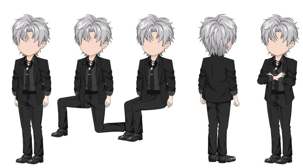 Người đàn ông tóc trắng mặc vest