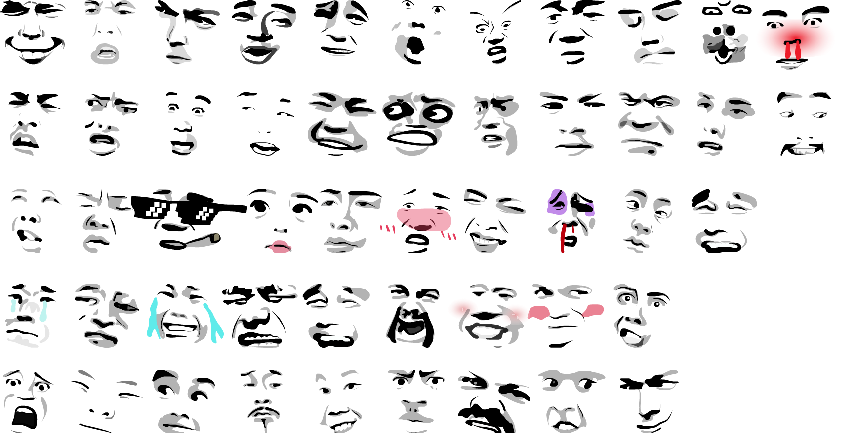 Khuôn mặt thông dụng